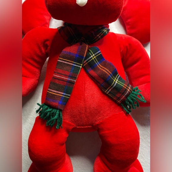 RARE JINGLE BIG RED DOG VINTAGE COMMONWEALTH 24" CHRISTMAS PLUSH NWT Gottschalks - Picture 3 of 7